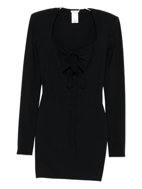 25FW 아마주인 미디 원피스 11NILUDB DEEPBLACK Black