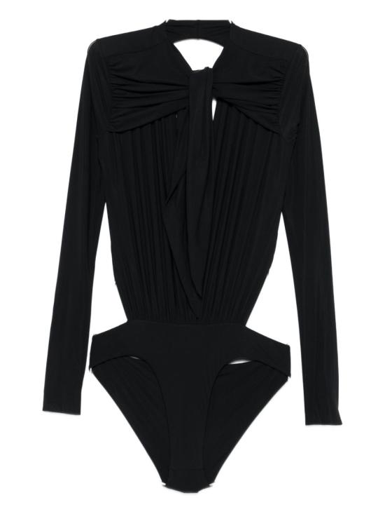 25FW 아마주인 바디수트 티셔츠 11ANAUDB DEEPBLACK Black