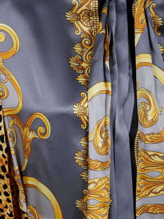 25FW 베르사체 숏 원피스 1021771 1A16262 5E700 LIGHT GREY ELEPHANT GREY - VERSACE