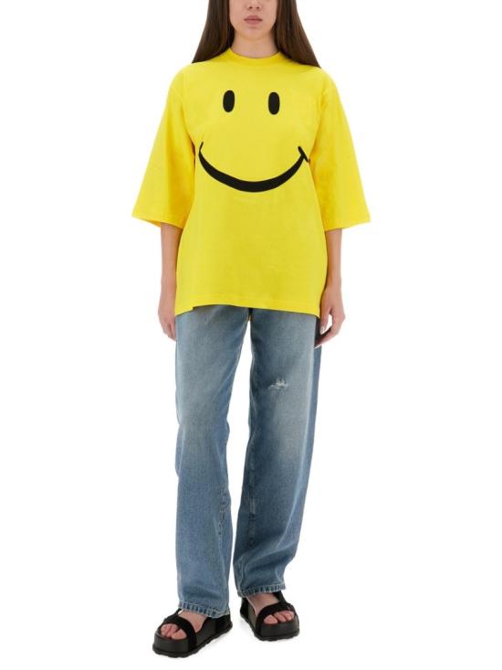 25FW 모스키노 탑 07175541 1027 Yellow - MOSCHINO