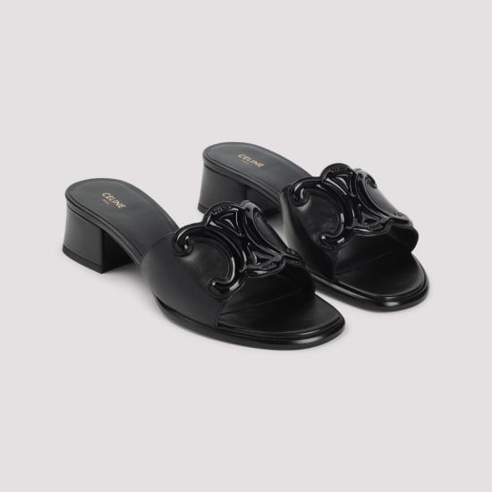 25FW 셀린느 뮬/슬리퍼 362355045C Black - CELINE