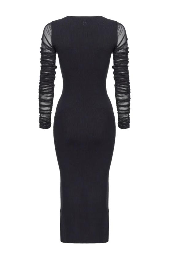  핑코 미디 원피스 103019A1KXZ99 Black - PINKO