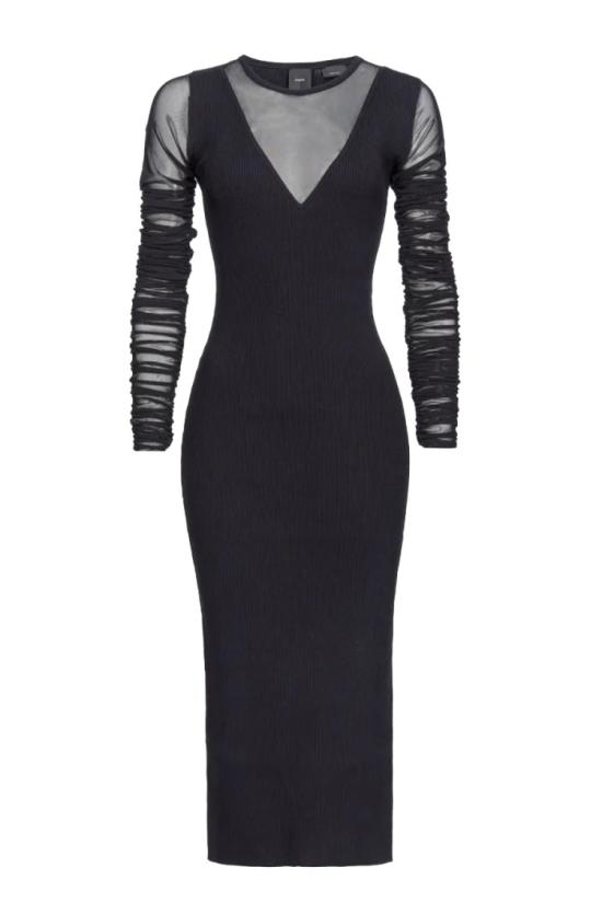  핑코 미디 원피스 103019A1KXZ99 Black