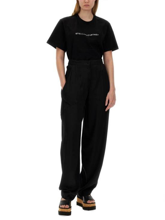  스텔라 맥카트니 스트레이트 팬츠 640187 3BU3701000 Black - STELLA MCCARTNEY