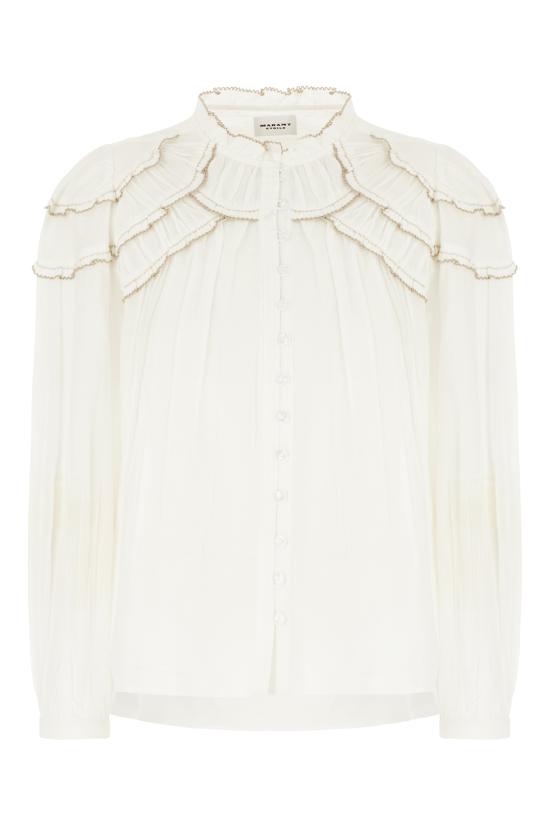 25FW 이자벨마랑에뚜왈 블라우스 25AHT0681FBB3J04E 20WH WHITE