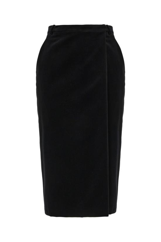 25FW 생로랑 스커트 826769Y580T 1000 NOIR