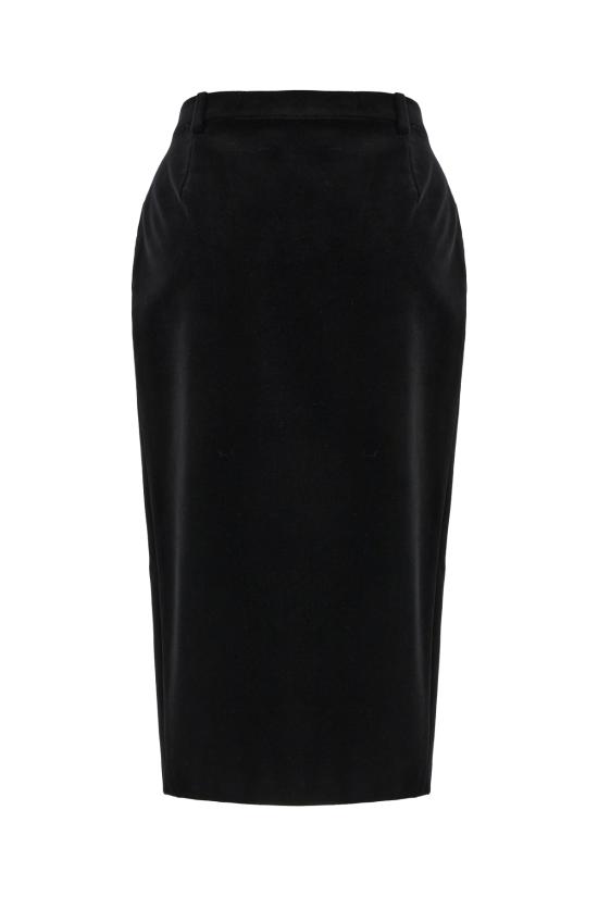 25FW 생로랑 스커트 826769Y580T 1000 NOIR - SAINT LAURENT