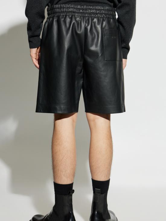 25FW 구찌 레더 버뮤다 832983XNA7N 1000 BLACK - GUCCI