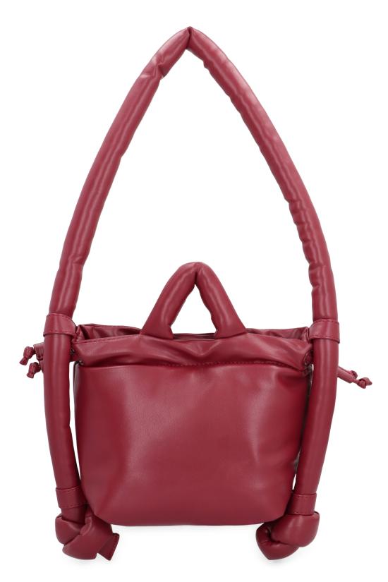 25SS 올렌드 토트백 MICROONAVEGANLEATHERBAGCHERRYRED - OLEND