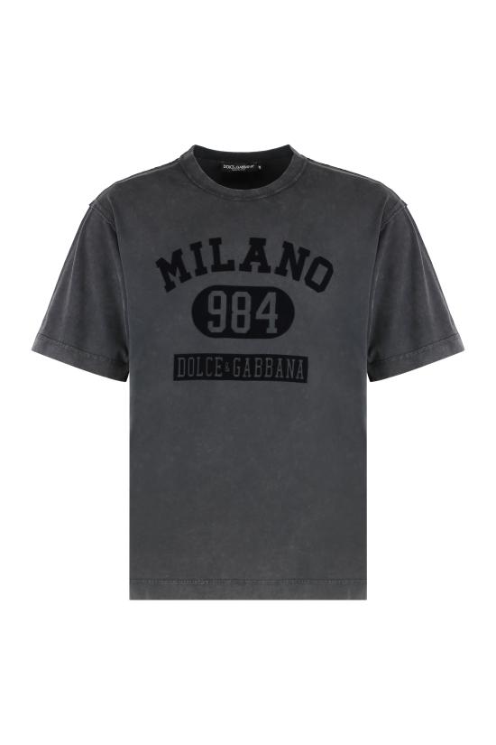 25FW 돌체앤가바나 반팔 티셔츠 G8RI4TG7PK9N0000 grey