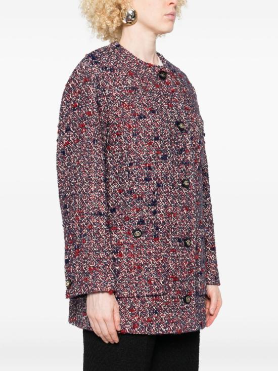 25FW 구찌 울 부클레 자켓 836492ZATNT4956 Multicolor - GUCCI