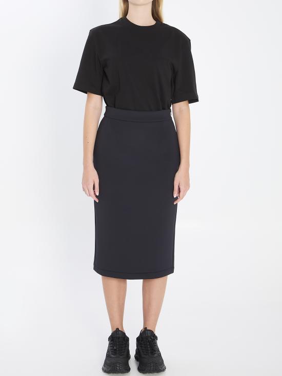 25FW 몽클레어 반팔 티셔츠 K24038C0000189AUG999 BLACK - MONCLER