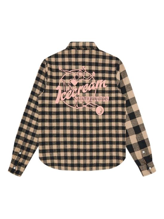 25FW 빌리어네어보이즈클럽 긴팔 셔츠 IC25323BLACKCHECK - BILLIONAIRE BOYS CLUB