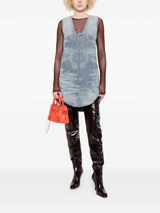 25FW 디젤 미디 원피스 A21707068TY01 CLEAR BLUE - DIESEL