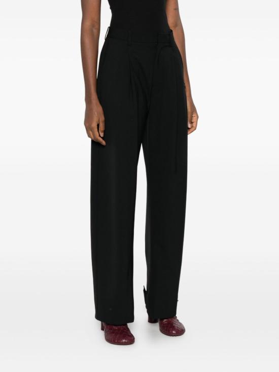 25FW 몽클레어 스트레이트 팬츠 K24032A00003M6523999 BLACK - MONCLER