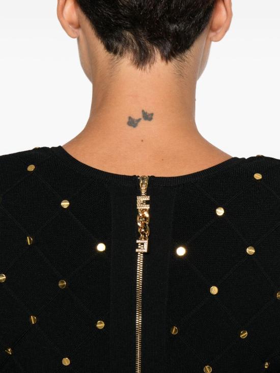 25FW 엘리자베타프랜치 미디 원피스 AM25S57E2110 BLACK - ELISABETTA FRANCHI