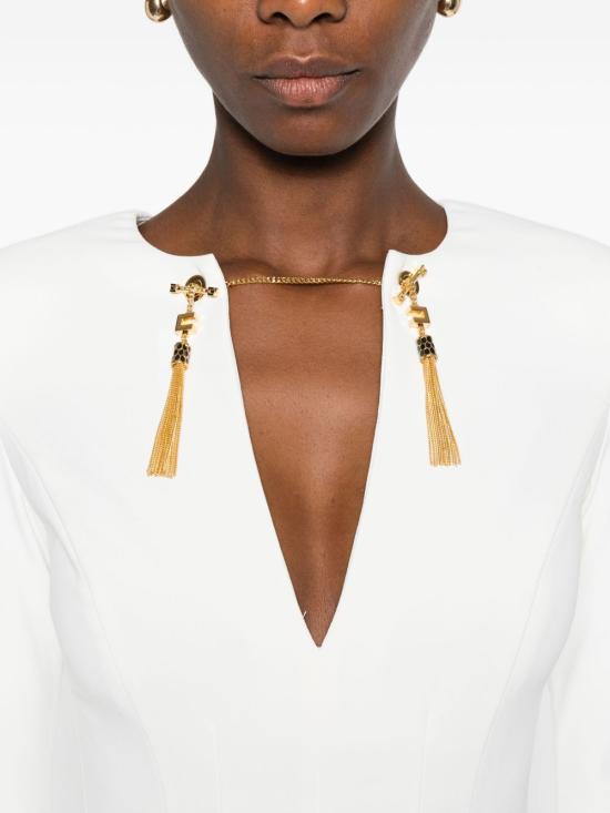 25FW 엘리자베타프랜치 미디 원피스 AB80557E2360 IVORY - ELISABETTA FRANCHI