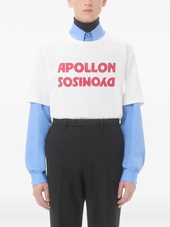 25FW 발렌티노 가라바니 반팔 티셔츠 7V0MG16PB6E A33 WHITE - VALENTINO GARAVANI