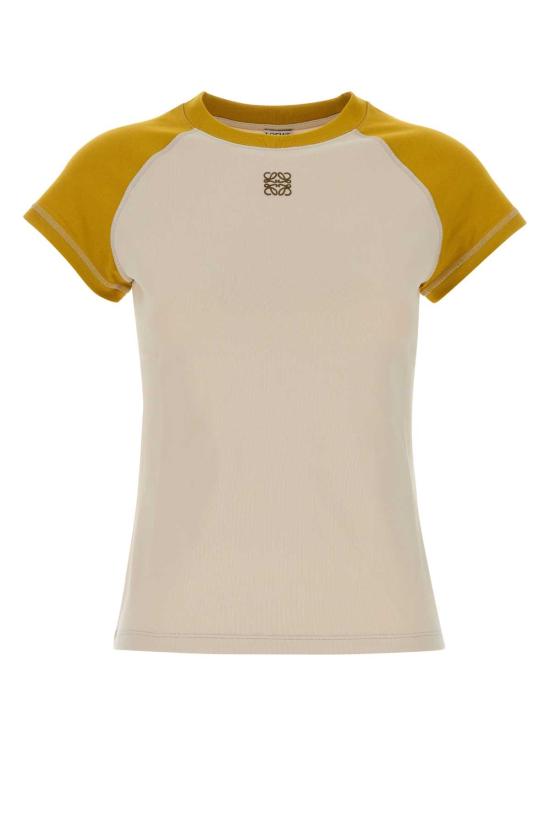 25FW 로에베 반팔 티셔츠 S540Y22X76 MUSTARDBRONZE BEIGE O TAN