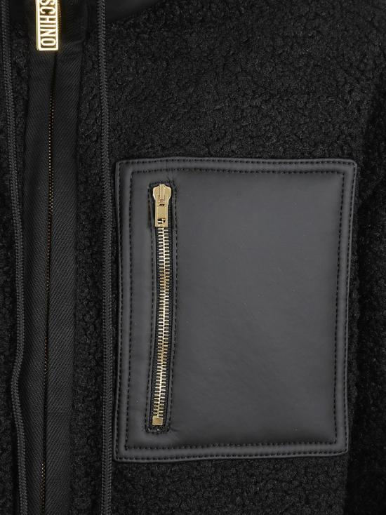 24FW 모스키노 코트 061955681555 Black - MOSCHINO