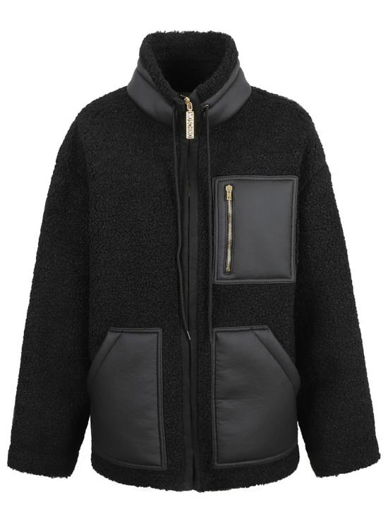 24FW 모스키노 코트 061955681555 Black