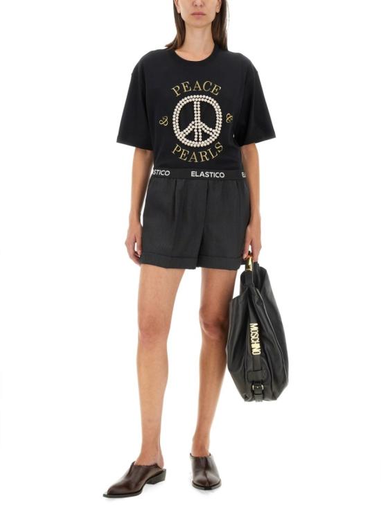  모스키노 숏팬츠 03275417 0516 Black - MOSCHINO