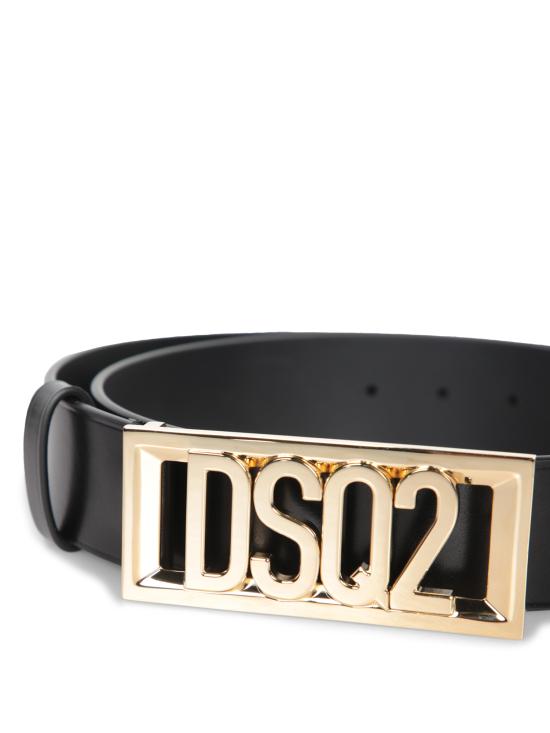 26FW 디스퀘어드2 가죽 벨트 BEM0669 12900001 M645 Black - DSQUARED2