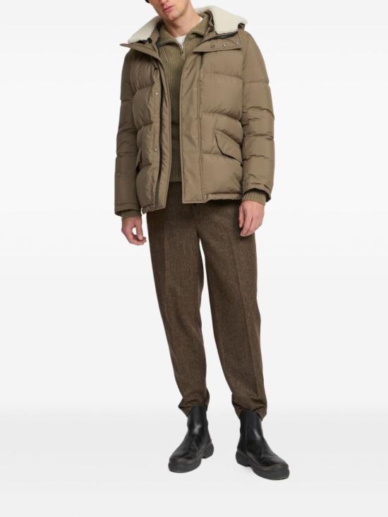 25FW 이브살로몬 수트 자켓 26WHV01678 J17WA8185 Green coffee - YVES SALOMON