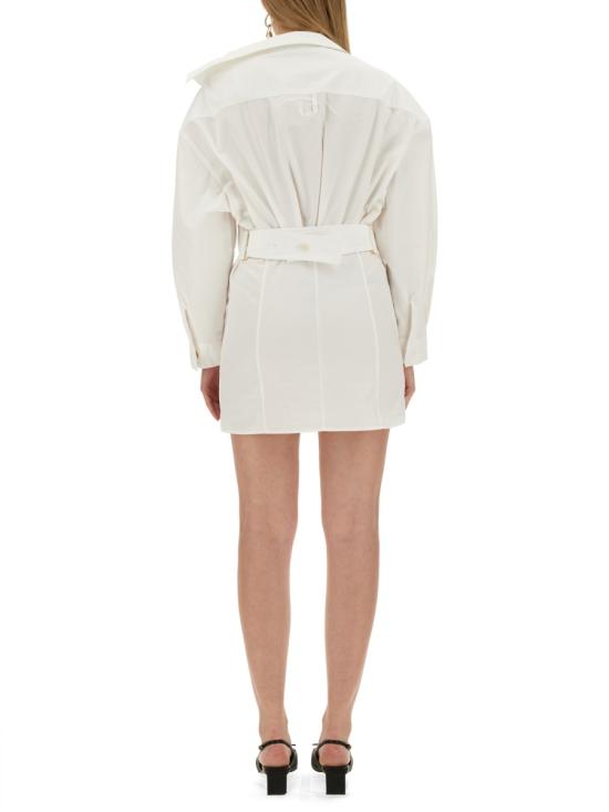  자크뮈스 미디 원피스 241DR094 WHITE - JACQUEMUS