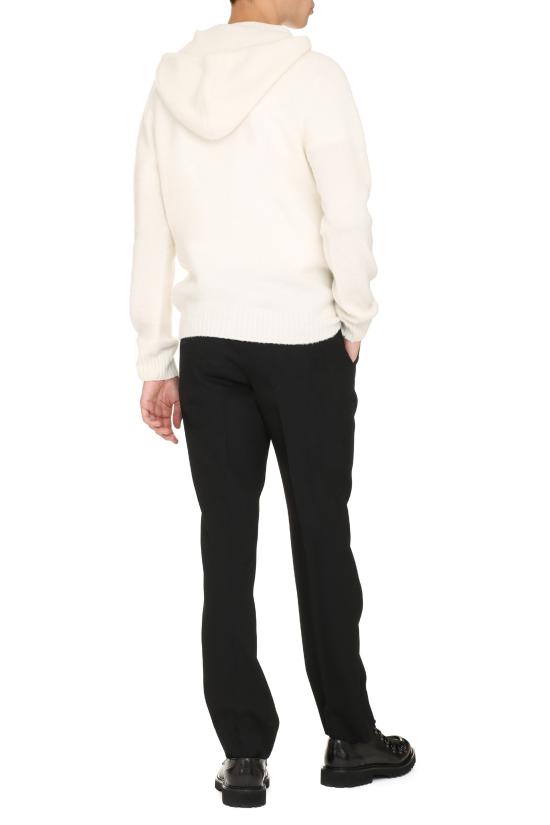  디 알파벳 후드 티셔츠 TCFLU3501AGRLAMBCASH 300217 Ivory - THE ALPHABET