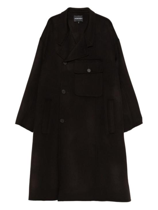 25FW 엠포리오 아르마니 코트 EM004191AF18229U6031 BROWN