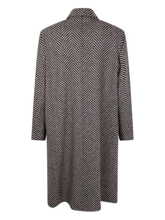 25FW 엠포리오 아르마니 코트 EM003579TE17067F6106 MULTICOLOUR - EMPORIO ARMANI