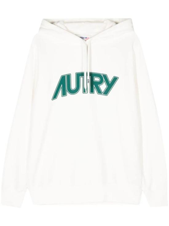  오트리 로고 후드 티셔츠 HOPM508W WHITE