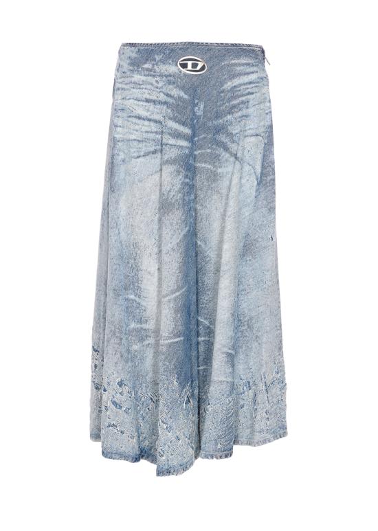 25FW 디젤 미디 스커트 A21358 068TY01 Black