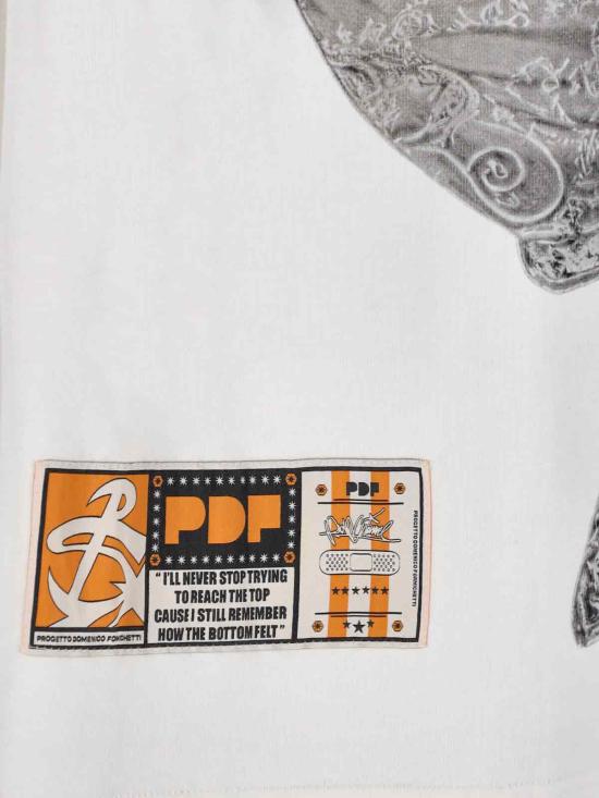 25FW 피디에프 반팔 티셔츠 DFM54029TJ110WH FK White - PDF