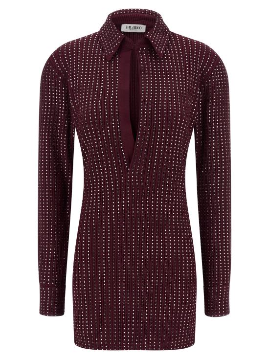 25FW 디 아티코 숏 원피스 251WCA00456114 Bordeaux