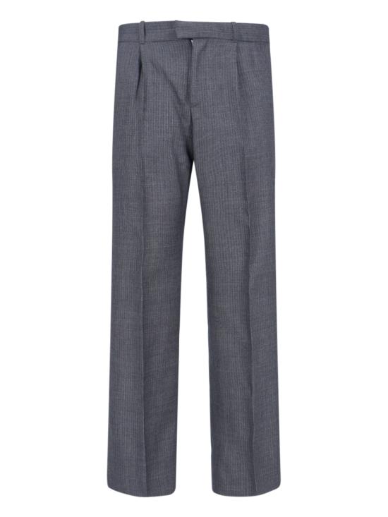 25FW 아워레가시 스트레이트 팬츠 M4254SS SMOKE GREY MICRO HERRINGBONE Grey