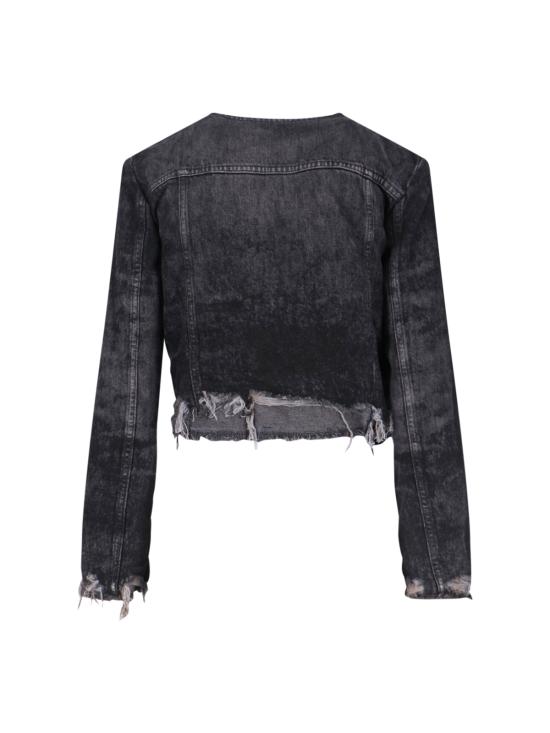 25FW 디젤 데님 자켓 A21616 007DB 02 Grey - DIESEL