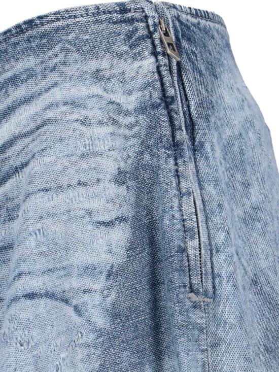 25FW 디젤 미디 스커트 A21358 068TY 01 Blue - DIESEL