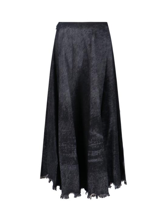 25FW 디젤 미디 스커트 A21505 007DB 02 Grey - DIESEL