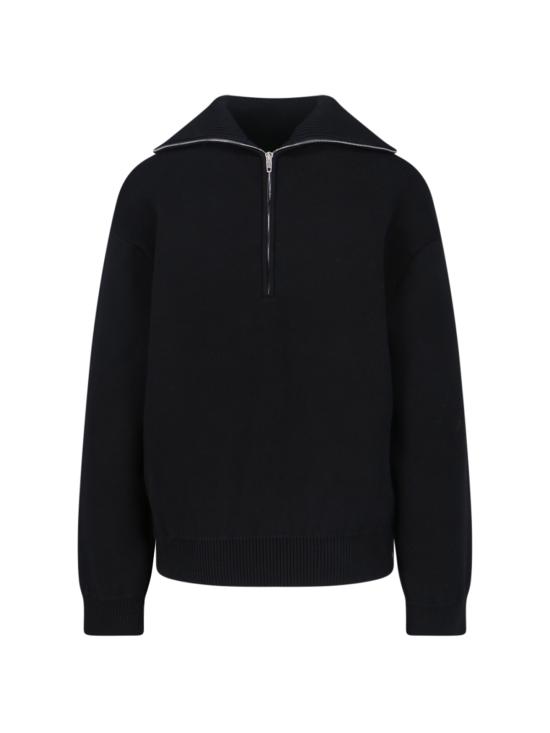25FW 발렌시아가 백투프론트 터틀넥 스웨터 848840 T3421 1000 Black - BALENCIAGA