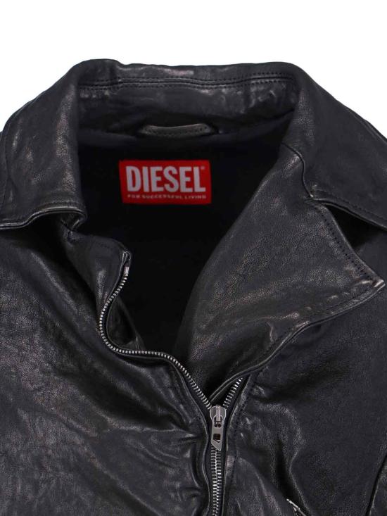 25FW 디젤 데님 자켓 A20741 0SLCW 9XX Black - DIESEL