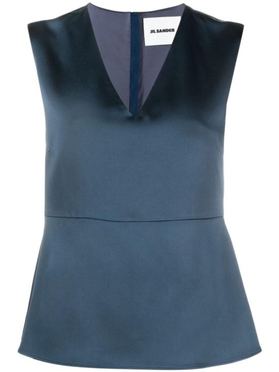  질샌더 탑 J01NC0112J76018019 Blue