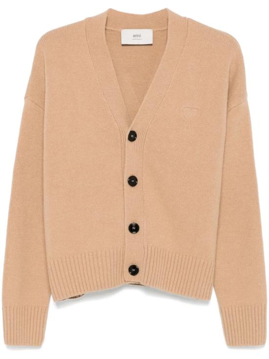  아미 가디건 UKC044KN0028 Brown