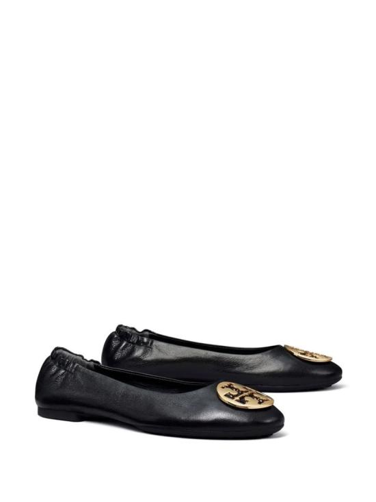  토리버치 클레어 발레 플랫 147379 001 Black - TORY BURCH
