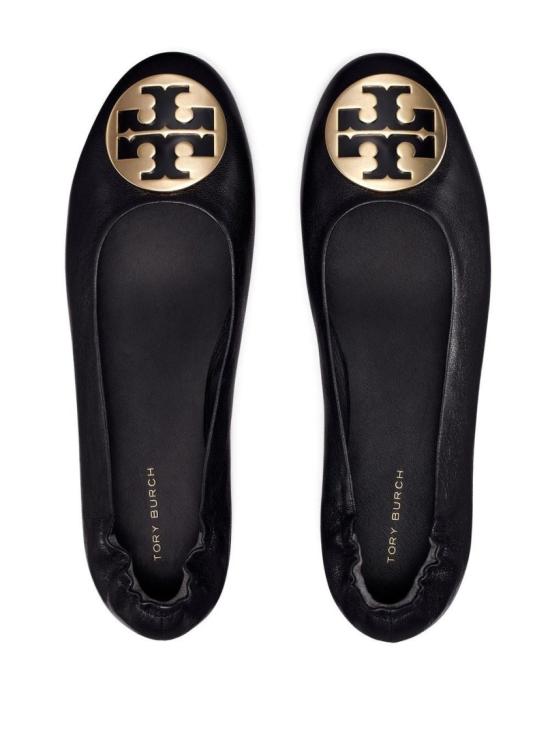  토리버치 클레어 발레 플랫 147379 001 Black - TORY BURCH