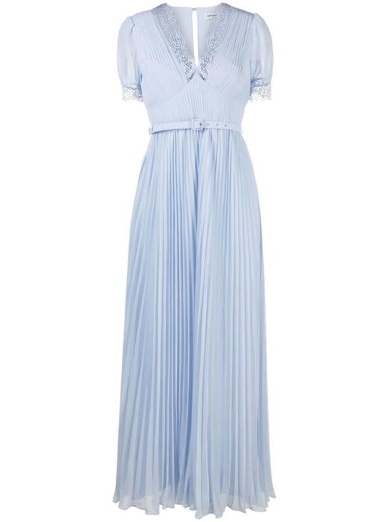  셀프 포트레이트 원피스 RS23 075X BLUE