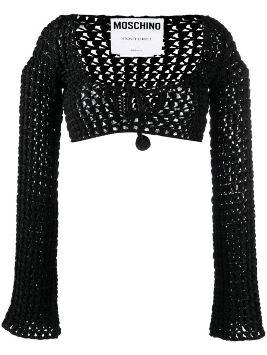  모스키노 탑 A0907504 0555 Black