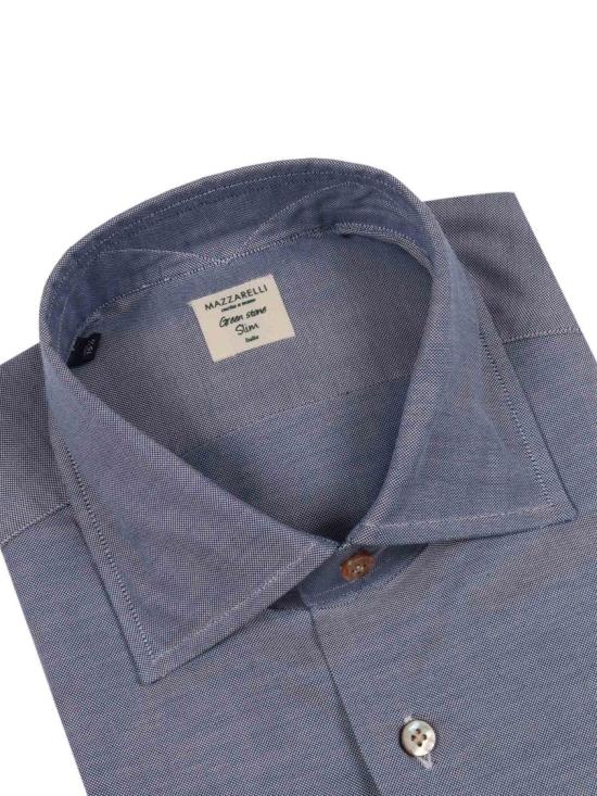 25FW 마짜렐리 셔츠 44W 13 Blue - MAZZARELLI