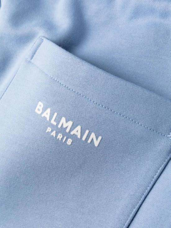  발망 탑 AH0OB000BB04 SGF Blue - BALMAIN